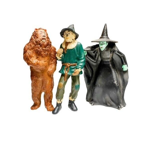 WIZARD OF OZ Turner Entertainment 1995 Figures -Lot Of 3 - Picture 1 of 9